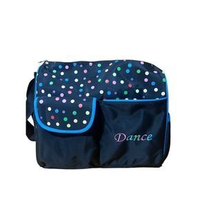 Sassi Black Polka Dot Dance Bag